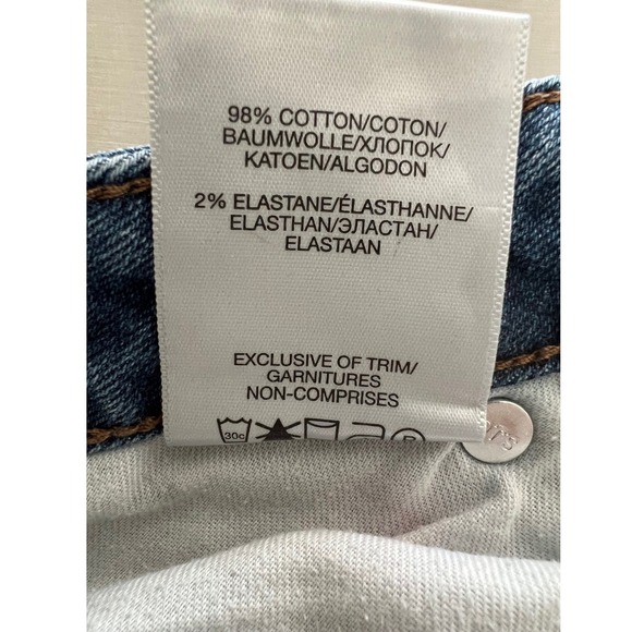 Silver Jeans Co. High Note Womens Skinny Jeans Size 32/29 Medium Wash Denim - Picture 5 of 5